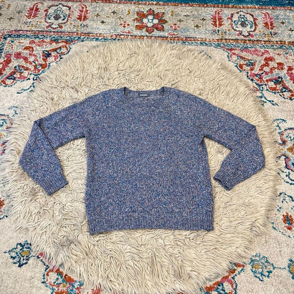 Bonobos multicolor woven crewneck sweater size large
